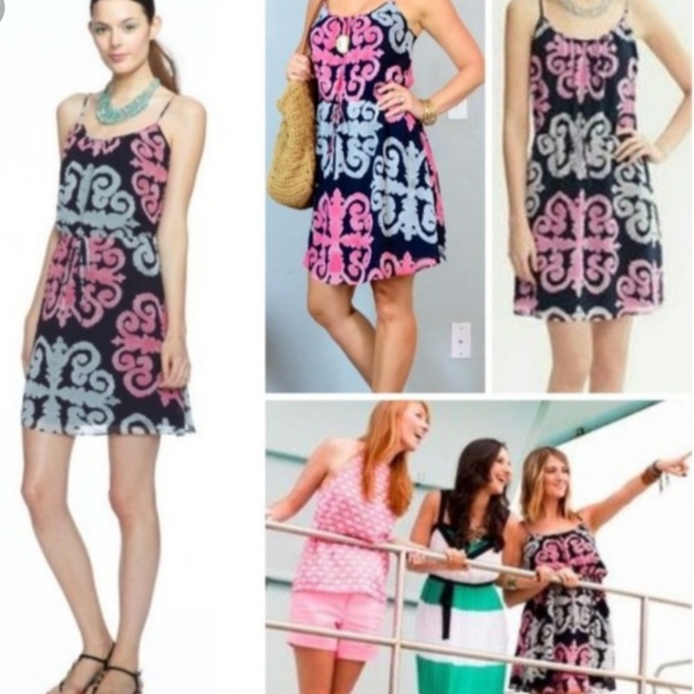 Banana Republic Milly Medallion Ikat Dress Sz 8